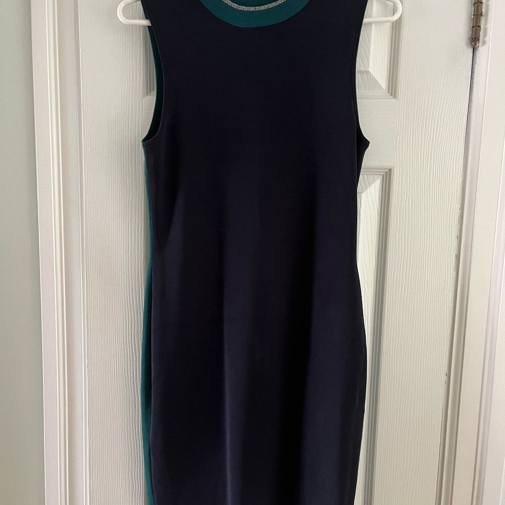 Rag & Bone Green Sleeveless Sheath Mini Dress